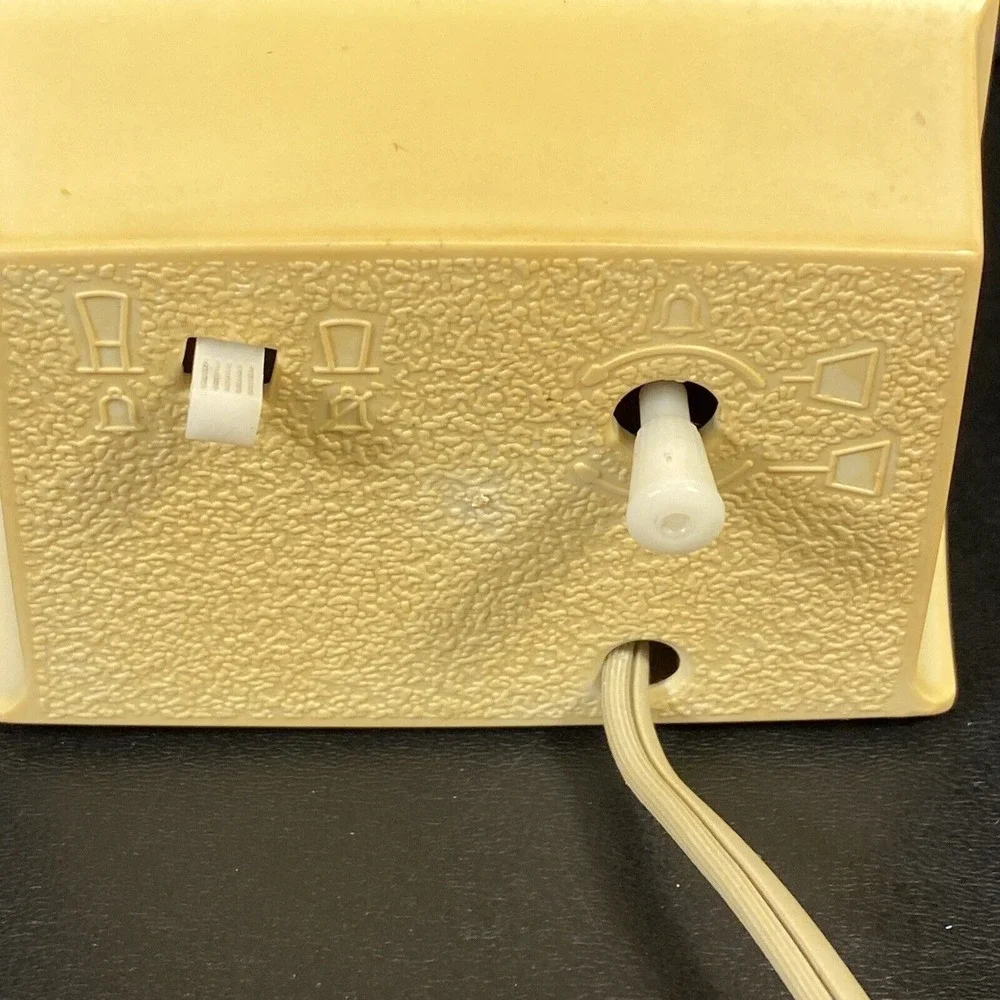 Westclox Bold II Model 22189 Corded Alarm Clock Tested Working Mcm Beige Vintage